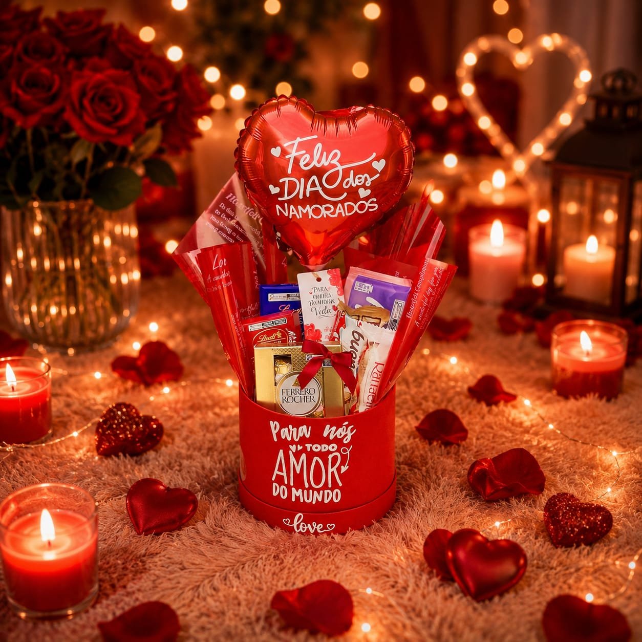 CHOCOLATES LINDT Box com Chocolates Lindt - Imagem 1
